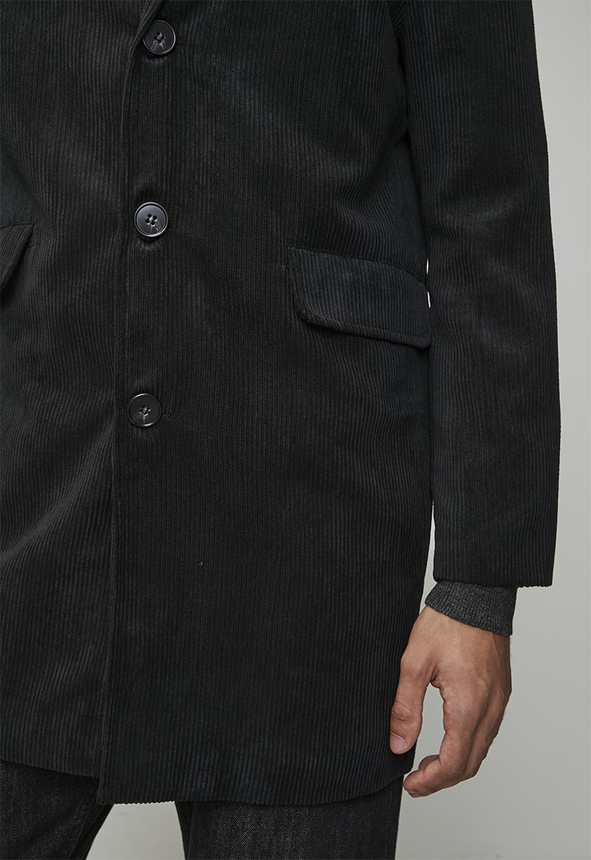 Brave Soul - Formal Long Length Coat - Black
