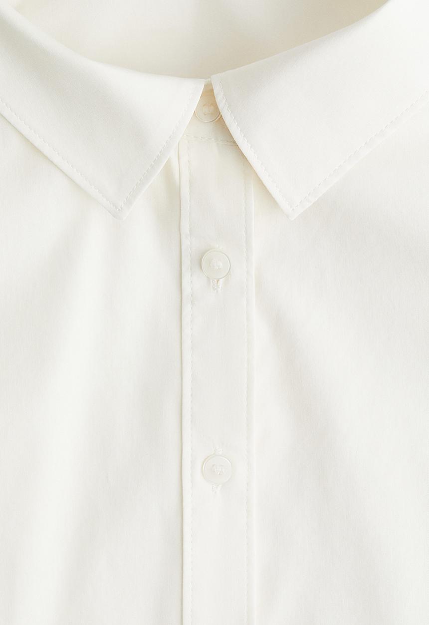 H&M - Short-sleeved shirt - white