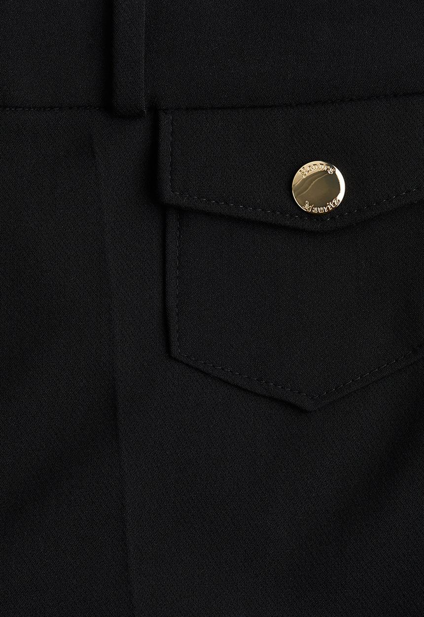 H&M - Flared trousers - black