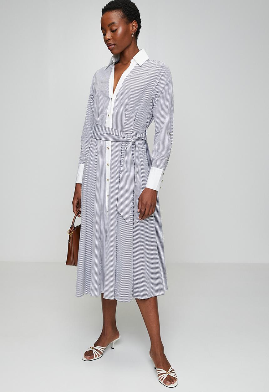 Pringle of Scotland - Pringle april stripe shirt dress -