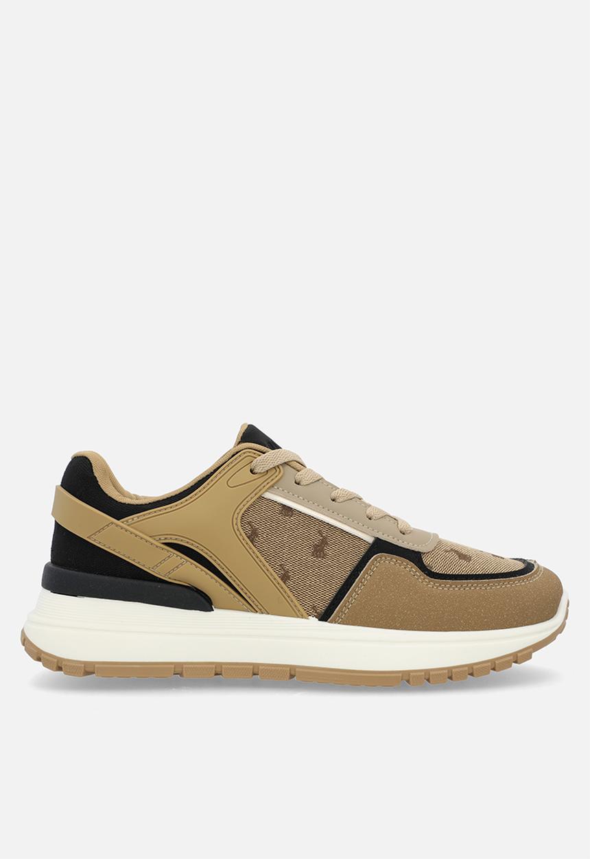 POLO - Jacquard monogram runner - stone