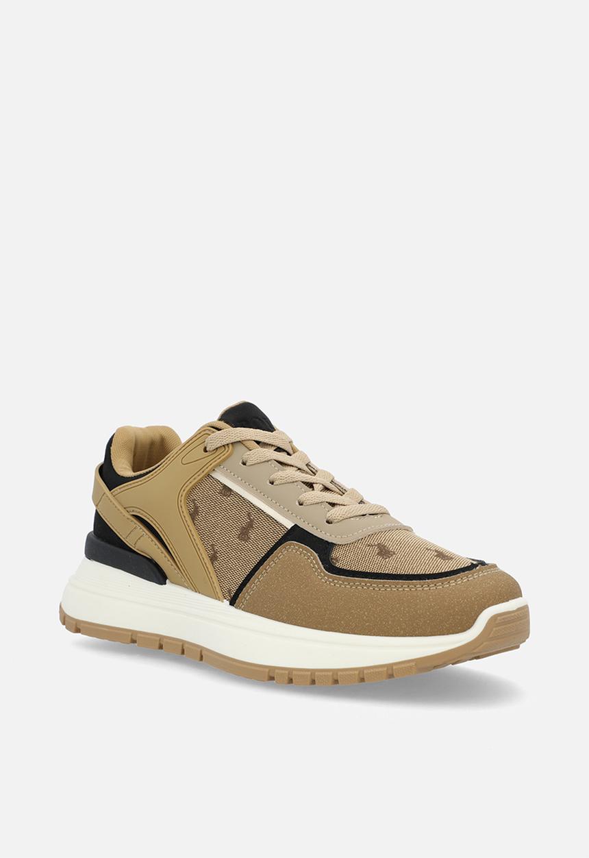 POLO - Jacquard monogram runner - stone