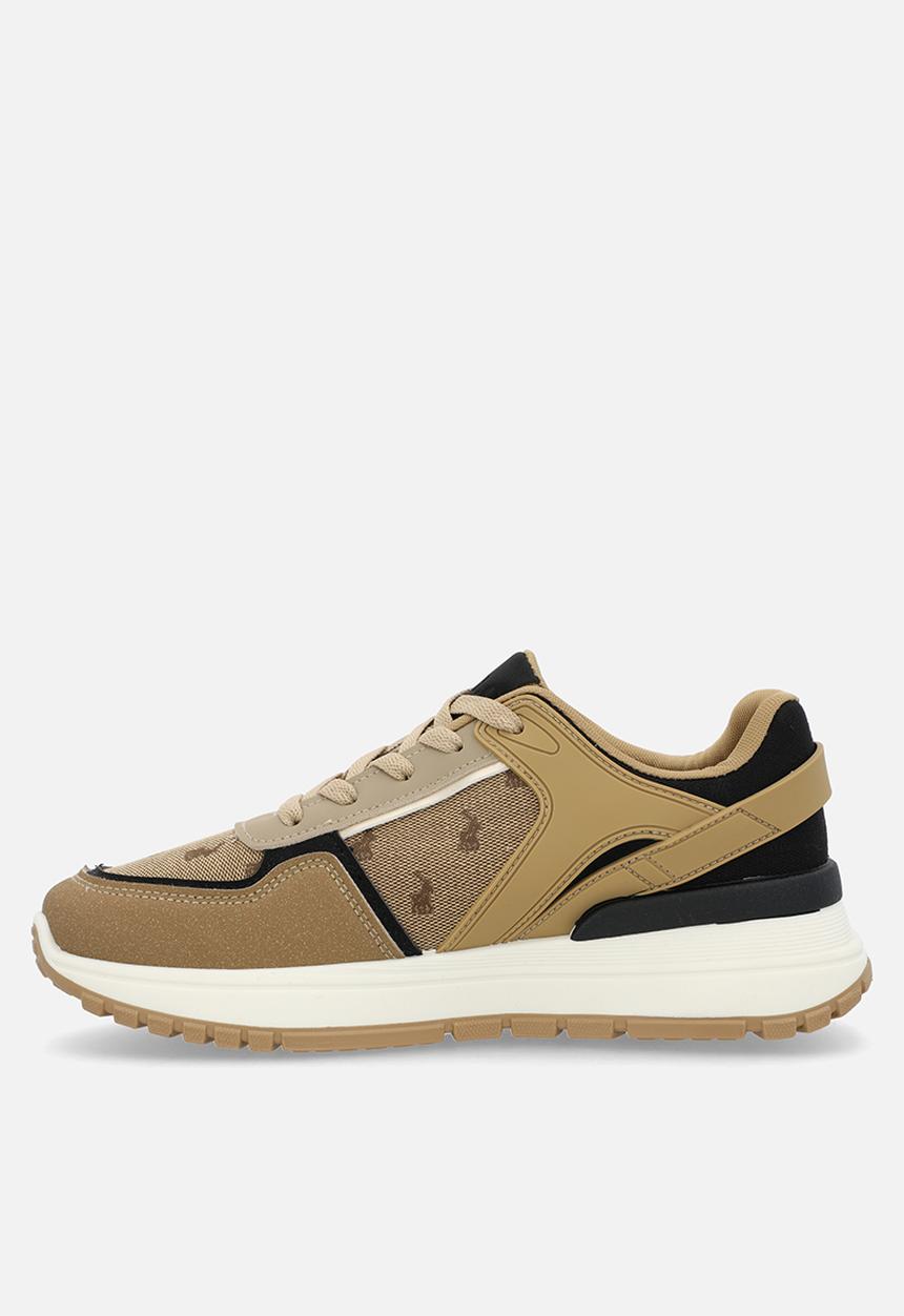POLO - Jacquard monogram runner - stone