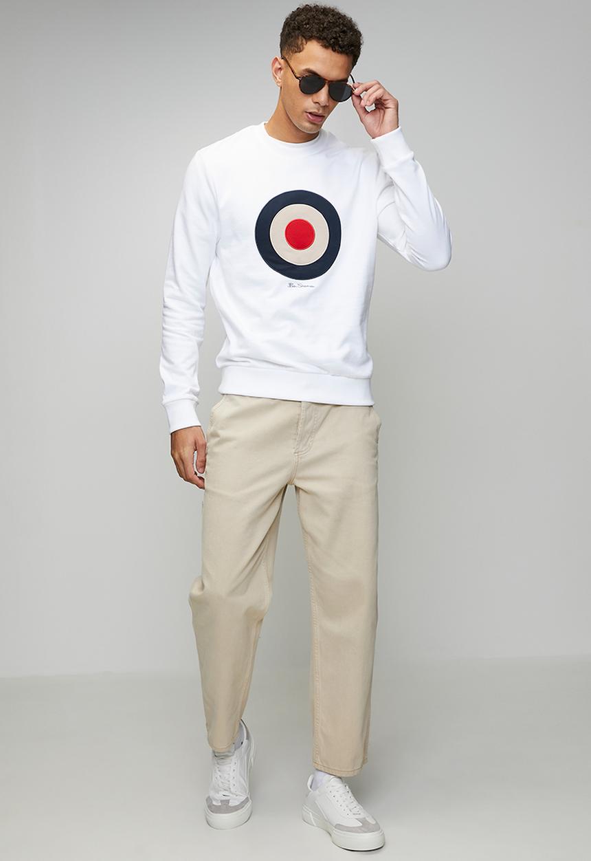Ben Sherman - Target Crew Sweater 47812 - White