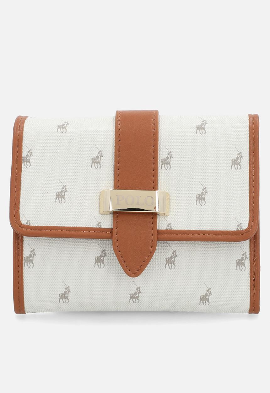 POLO - Kelsey medium trifold purse - grey