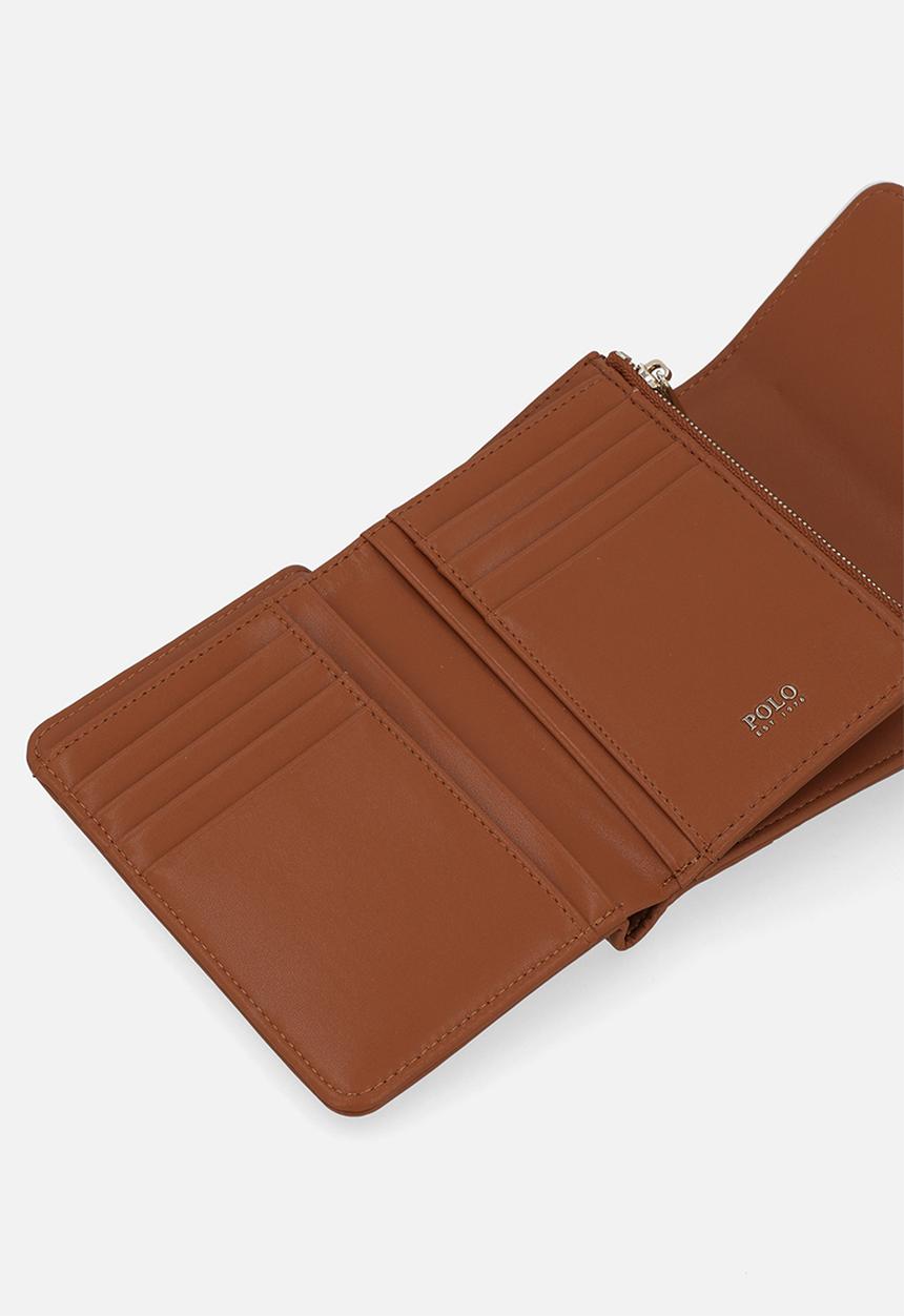 POLO - Kelsey medium trifold purse - grey
