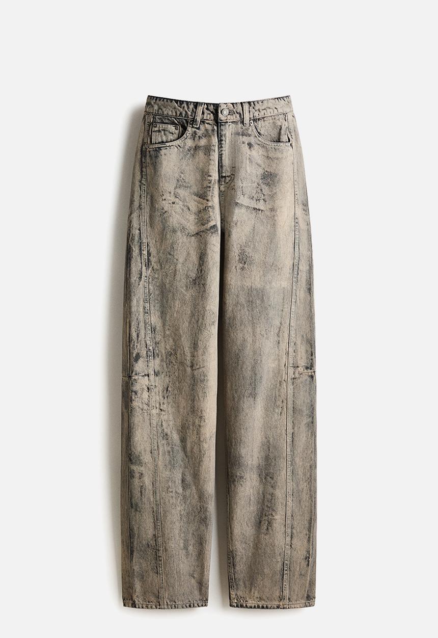 H&M - H&M Studio: Painted-look jeans - grey