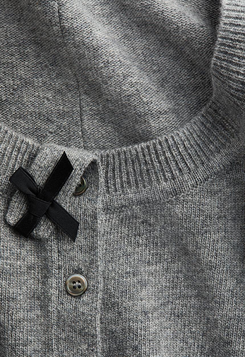 H&M - H&M Studio: Wool cardigan - grey marl