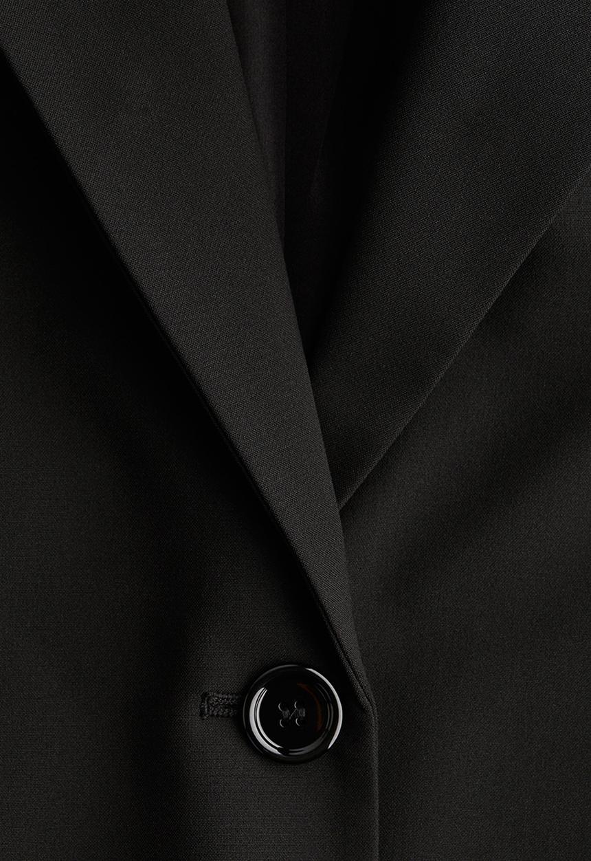 H&M - Long blazer - black