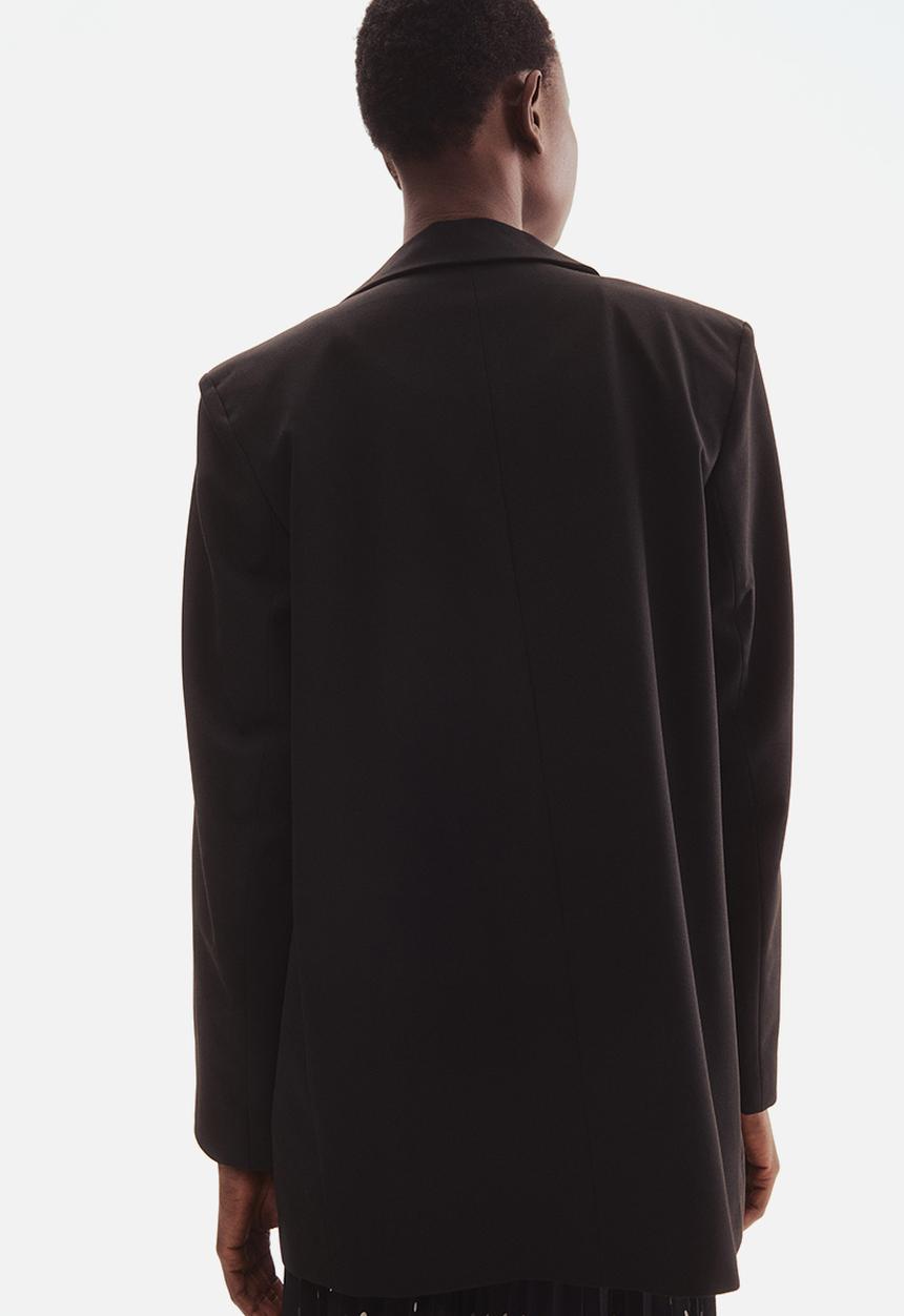 H&M - Long blazer - black