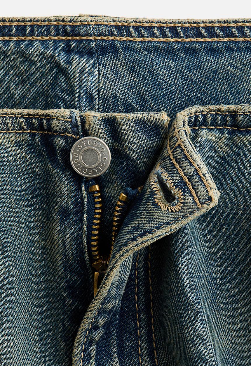H&M - H&M Studio: Baggy low jeans - denim blue