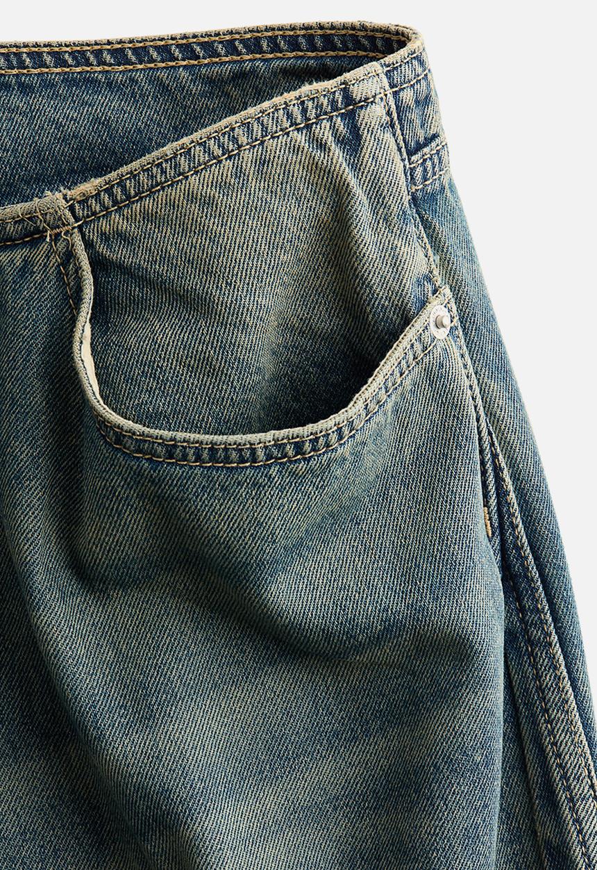 H&M - H&M Studio: Baggy low jeans - denim blue