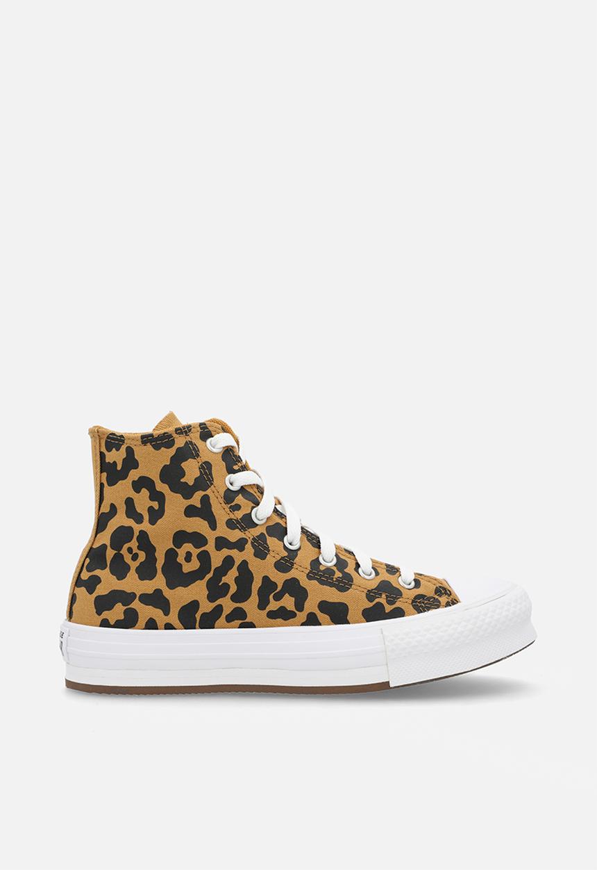 Converse - Chuck Taylor All Star Eva Lift Leopards Platform - Honey Stick/Black/White