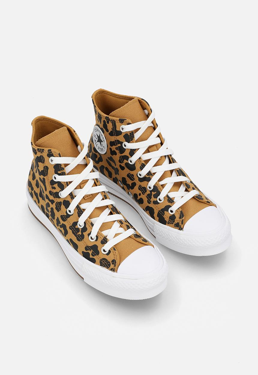 Converse - Chuck Taylor All Star Eva Lift Leopards Platform - Honey Stick/Black/White