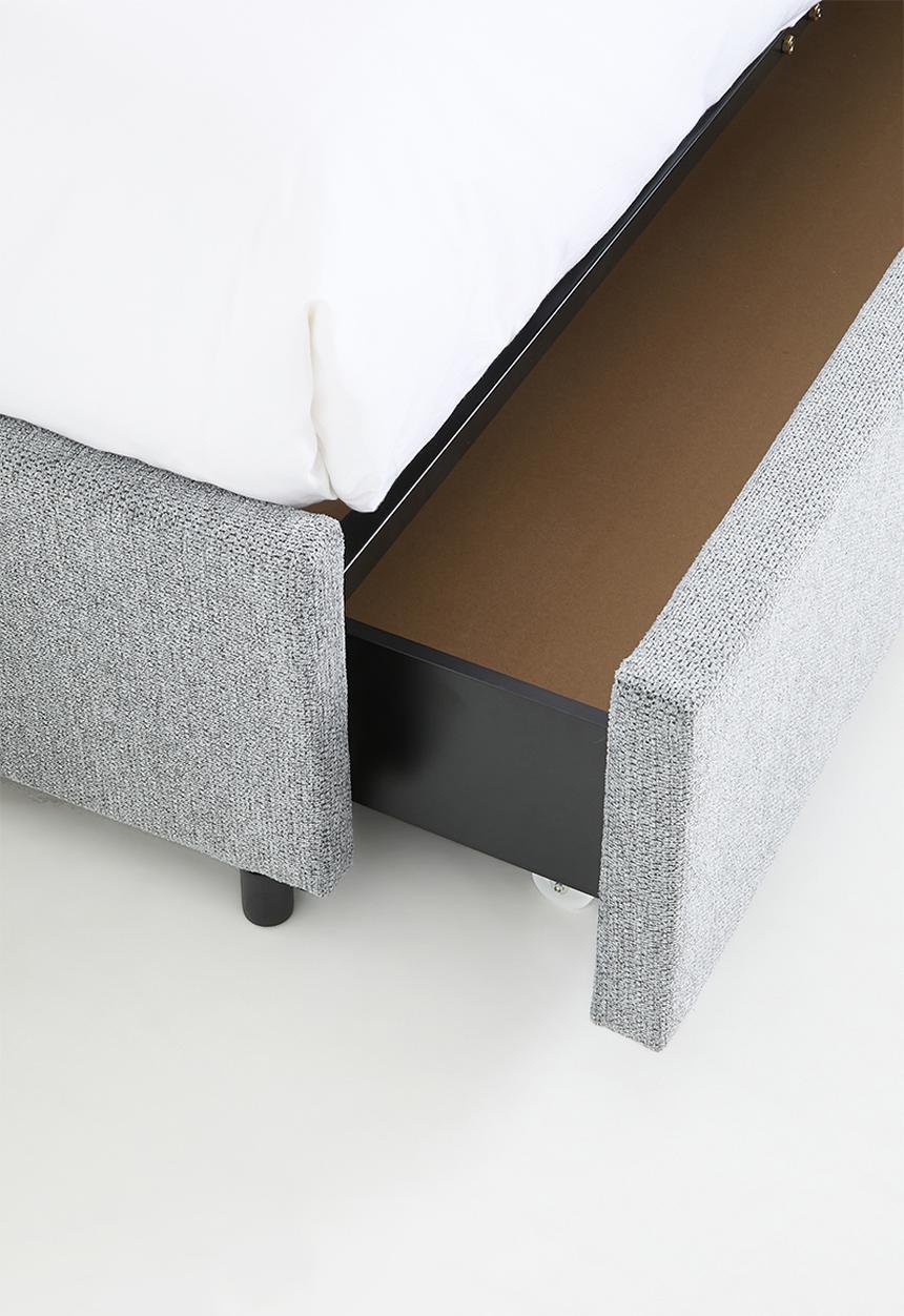 Sixth Floor - Agnes Upholstered Storage Bed - Grey