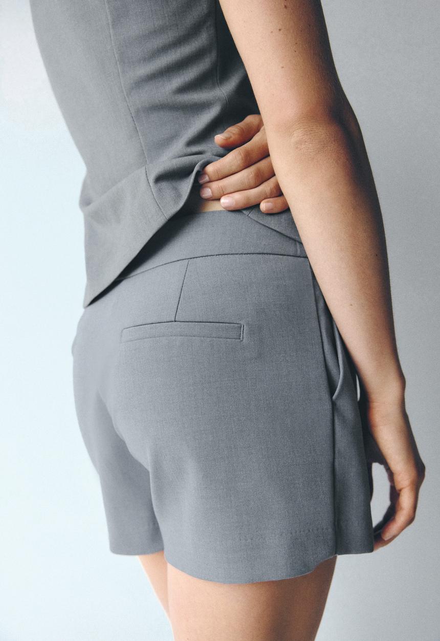H&M - Tailored mini skort - grey