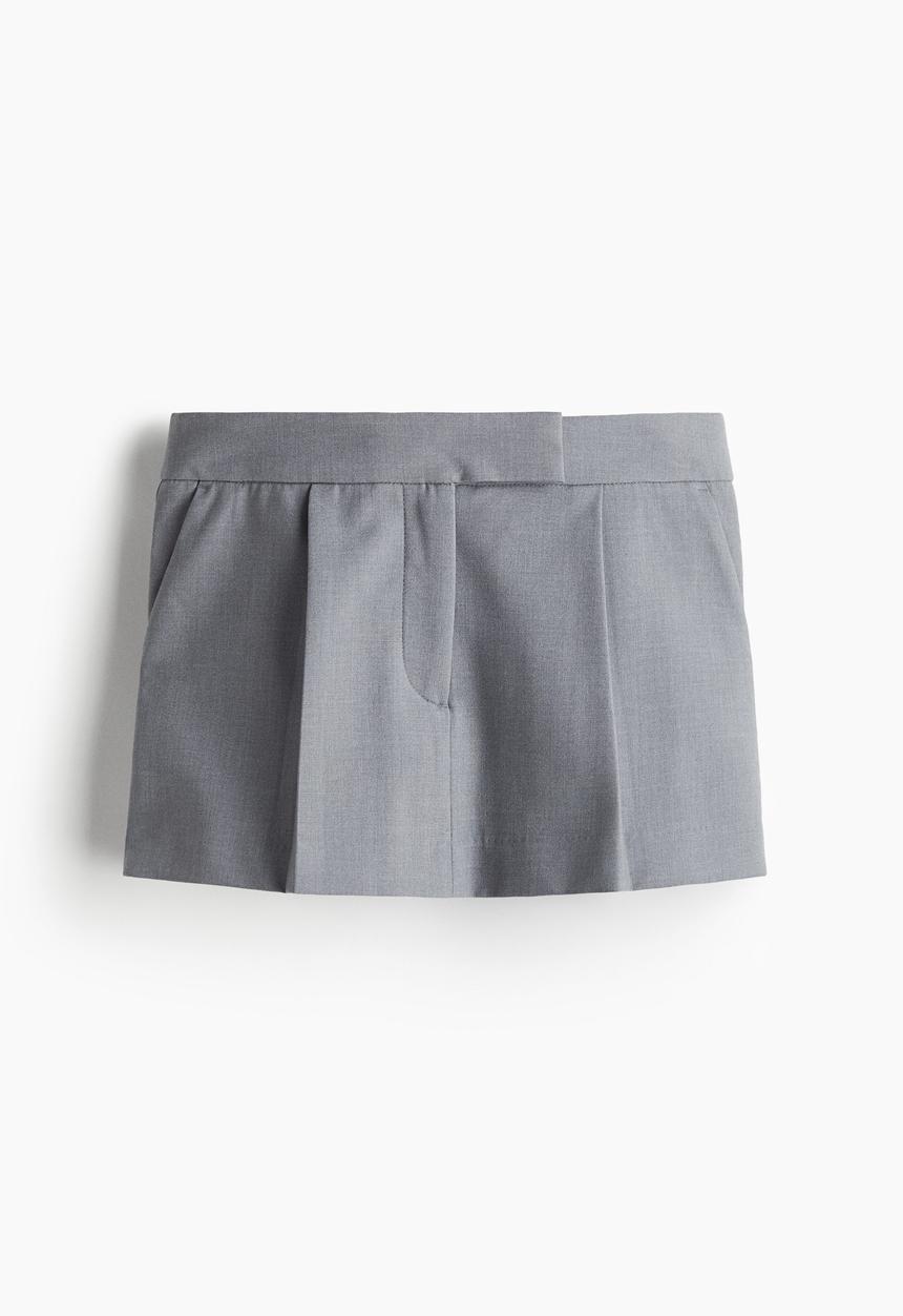 H&M - Tailored mini skort - grey