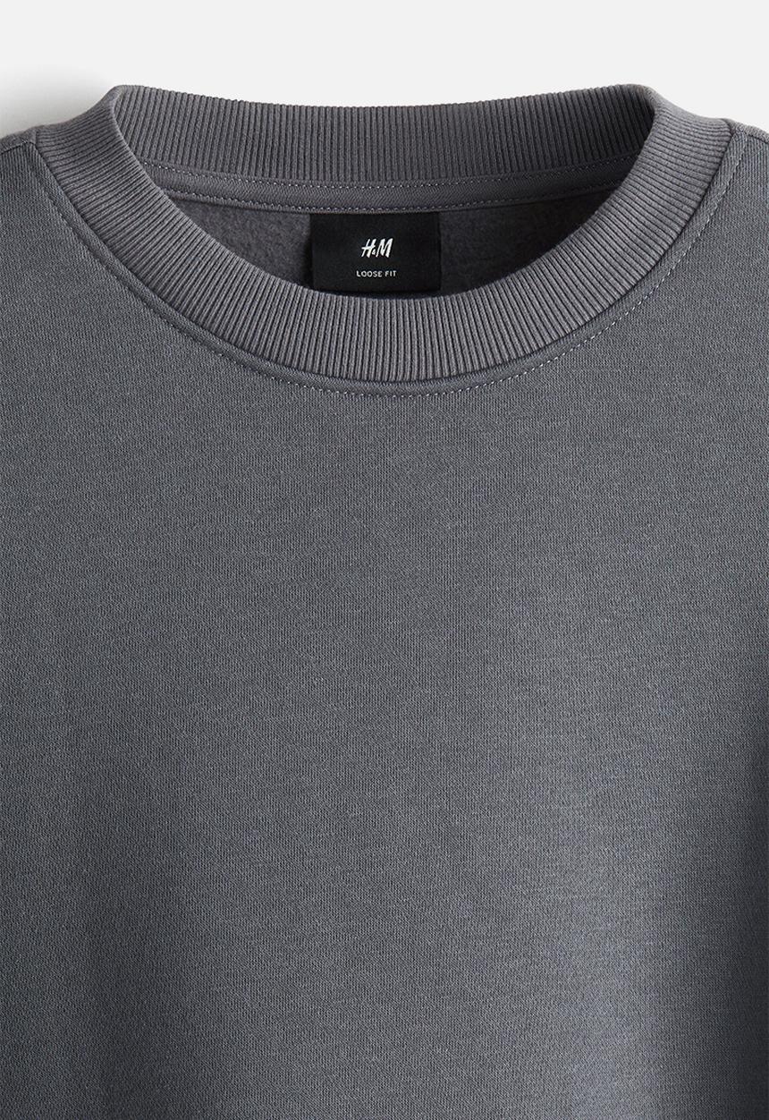 H&M - Loose fit sweatshirt - dark grey