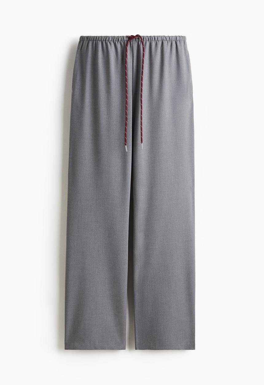 H&M - Drawstring trousers - grey