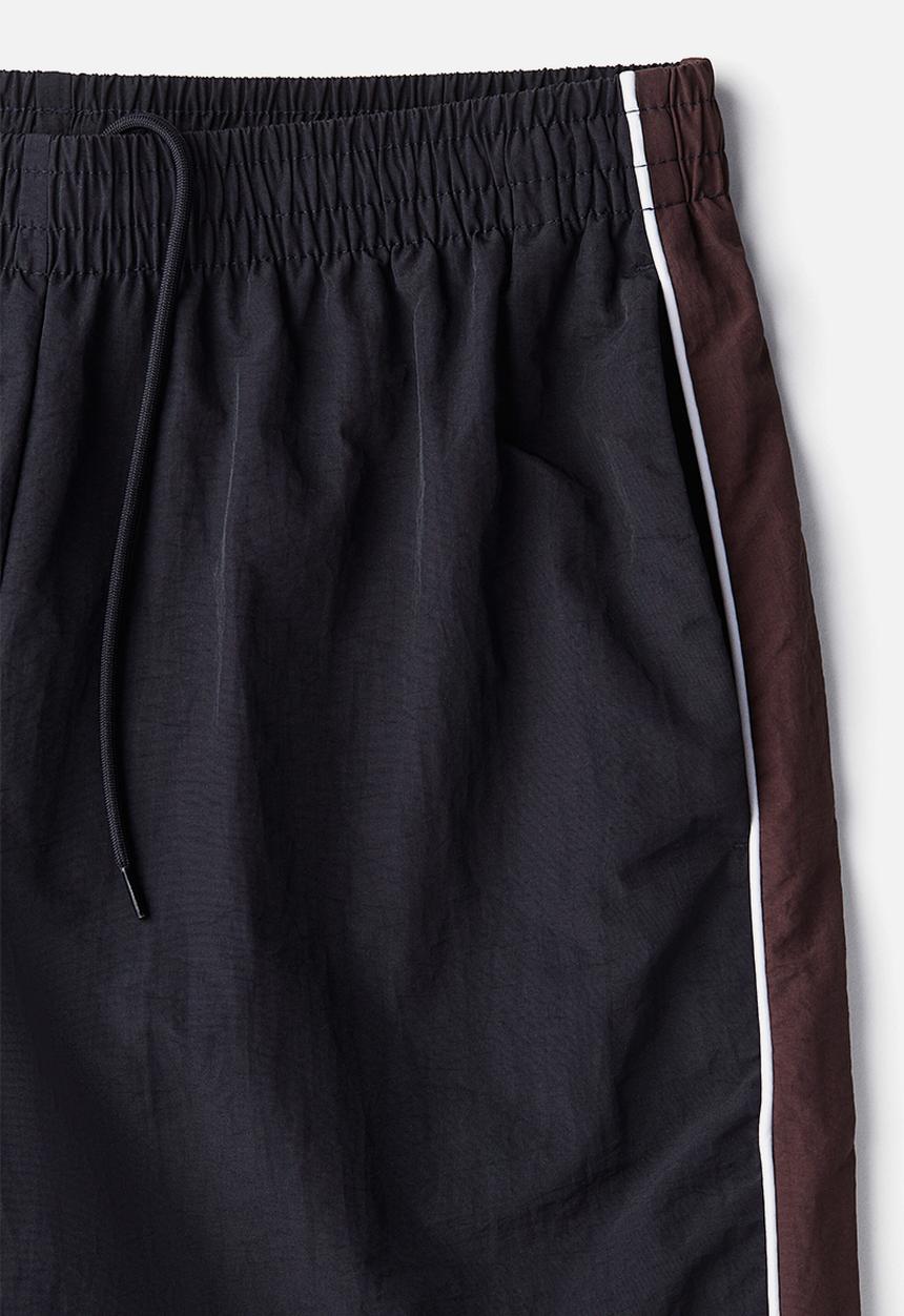 H&M - Relaxed fit track pants - navy blue & burgundy