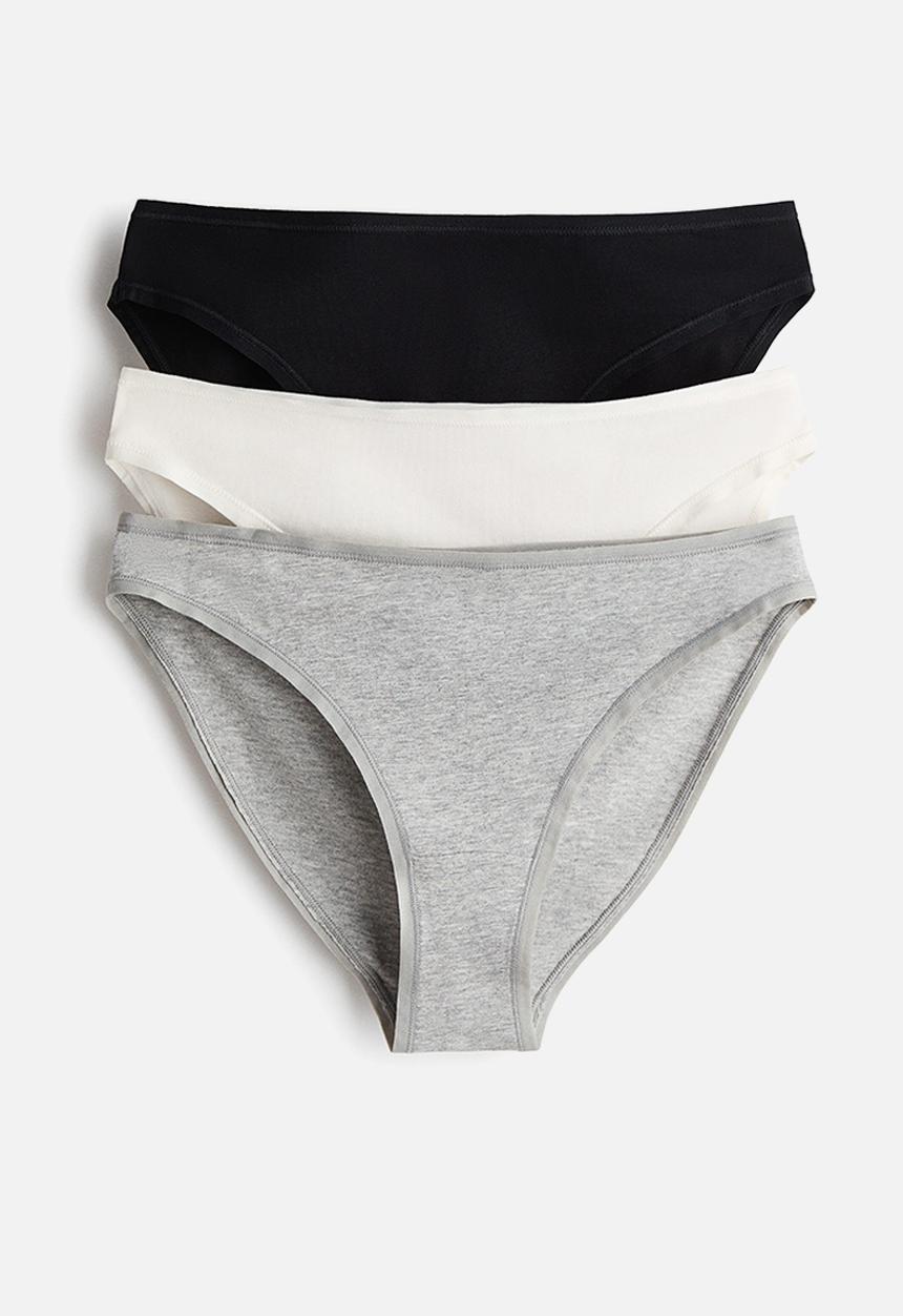 H&M - 3-pack cotton bikini briefs - multi