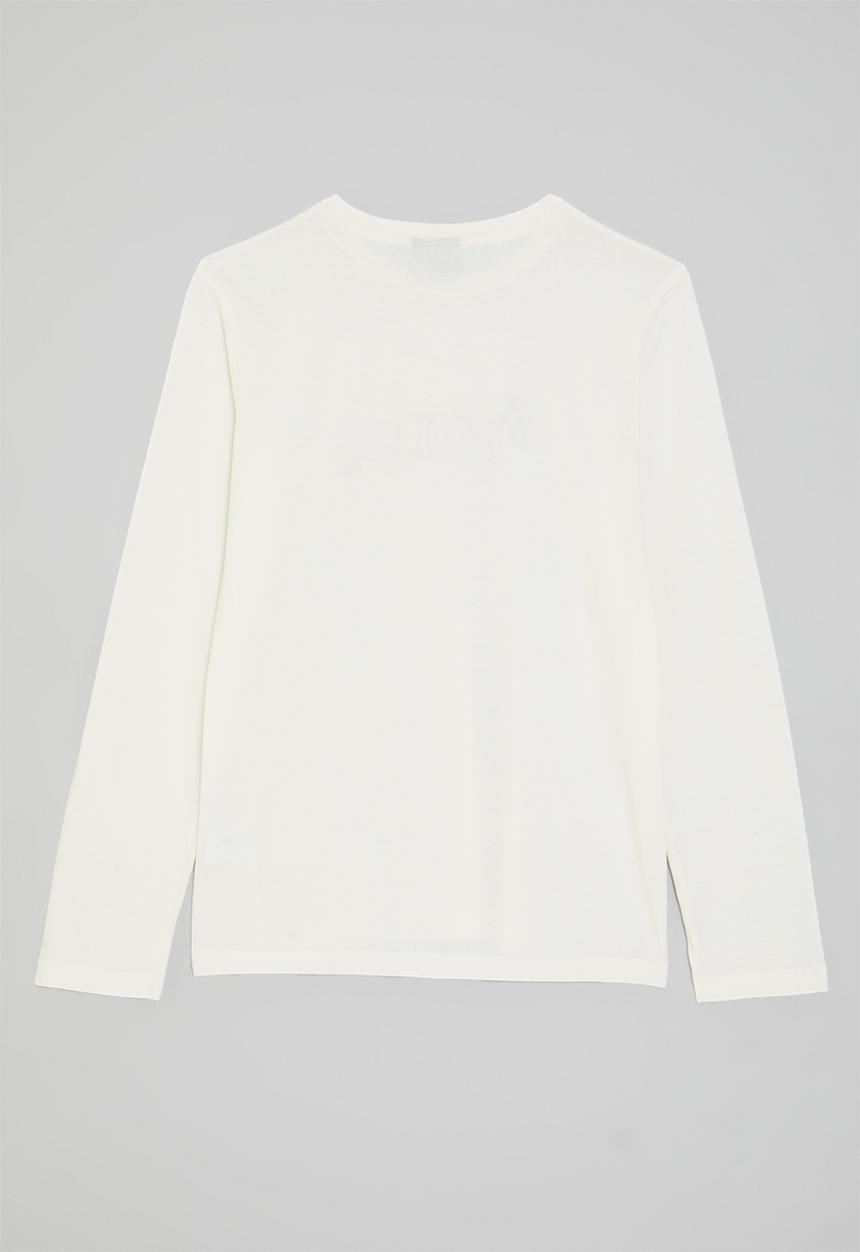 POLO - Kourtney embroidered long sleeve tee - sand