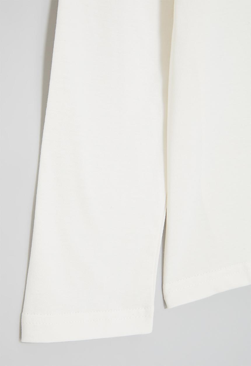 POLO - Kourtney embroidered long sleeve tee - sand