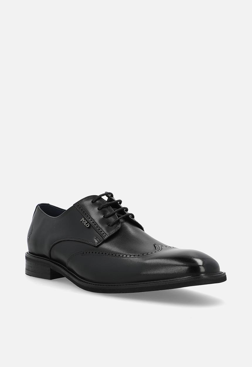 POLO - Wingcap Gibson Lace Up - black 