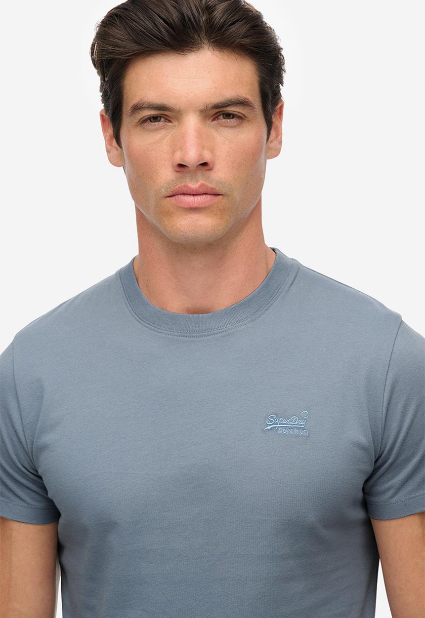 Superdry. - Essential logo emb tee - FL2 - blue 