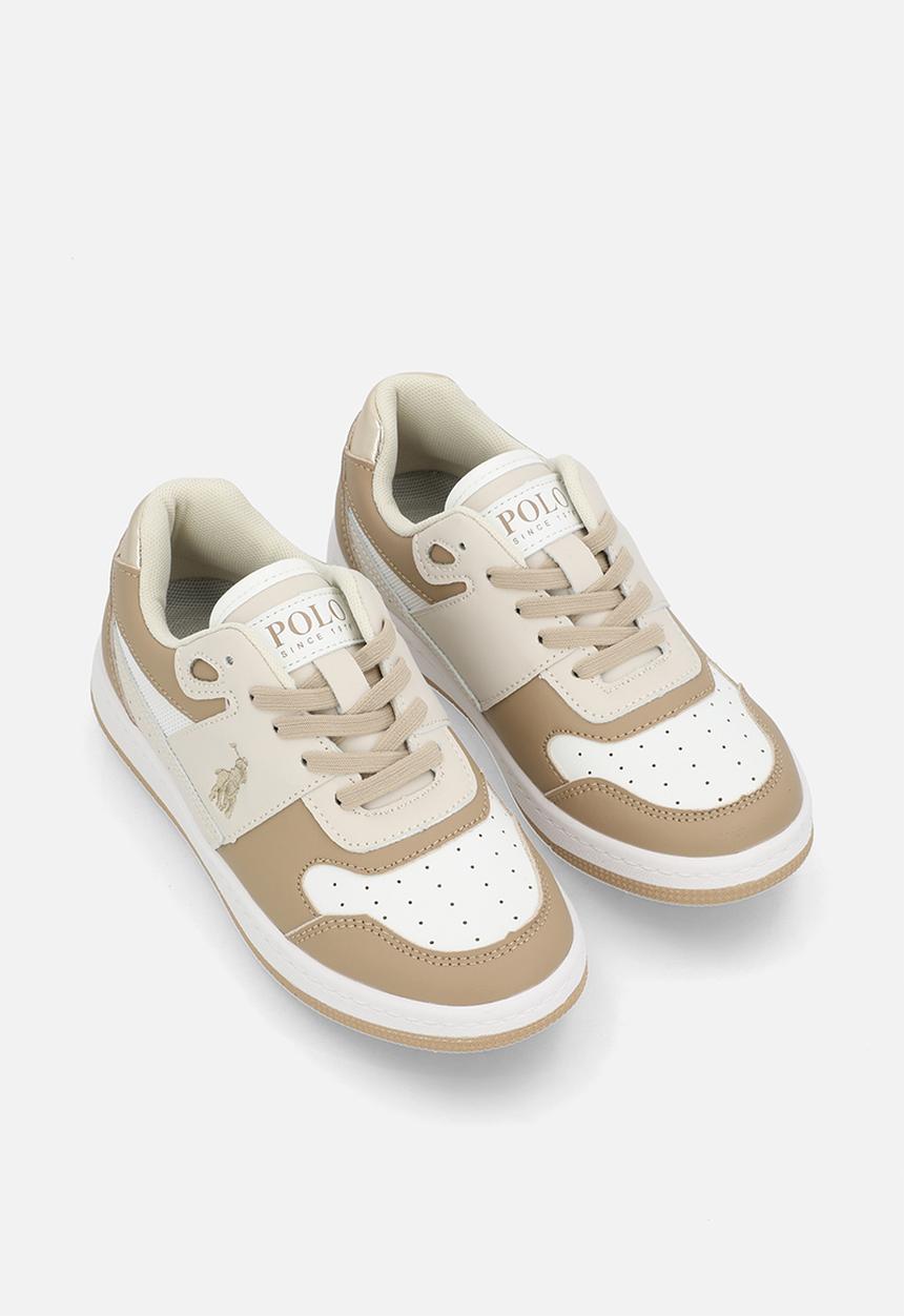 POLO - Colour Block Court Sneaker -Stone