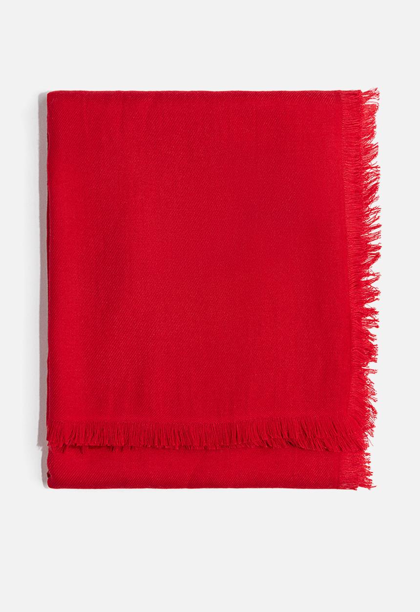 H&M - Large scarf - red