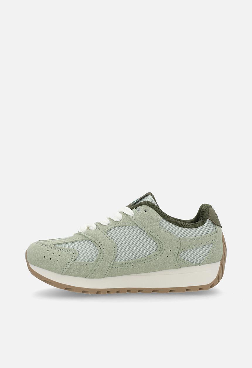 POLO - Mixed Panelled Runner - Green