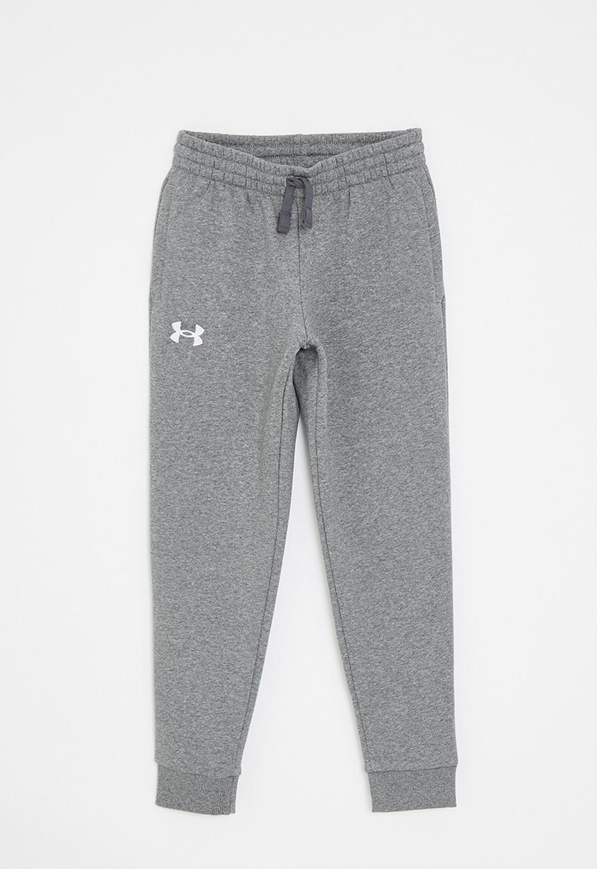 Under Armour - Ua rival fleece joggers - castlerock /light heather/white