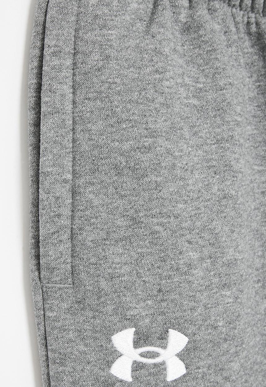 Under Armour - Ua rival fleece joggers - castlerock /light heather/white