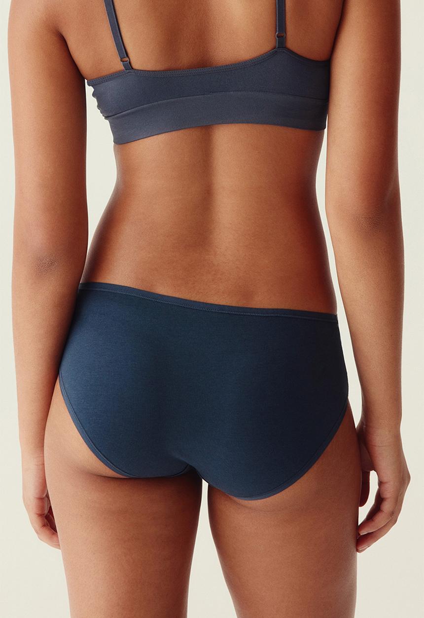 H&M - 3-pack cotton hipster briefs - blue,white