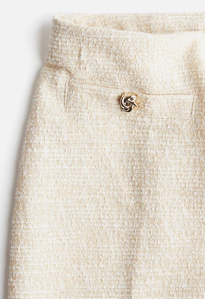 H&M - Wide trousers - cream