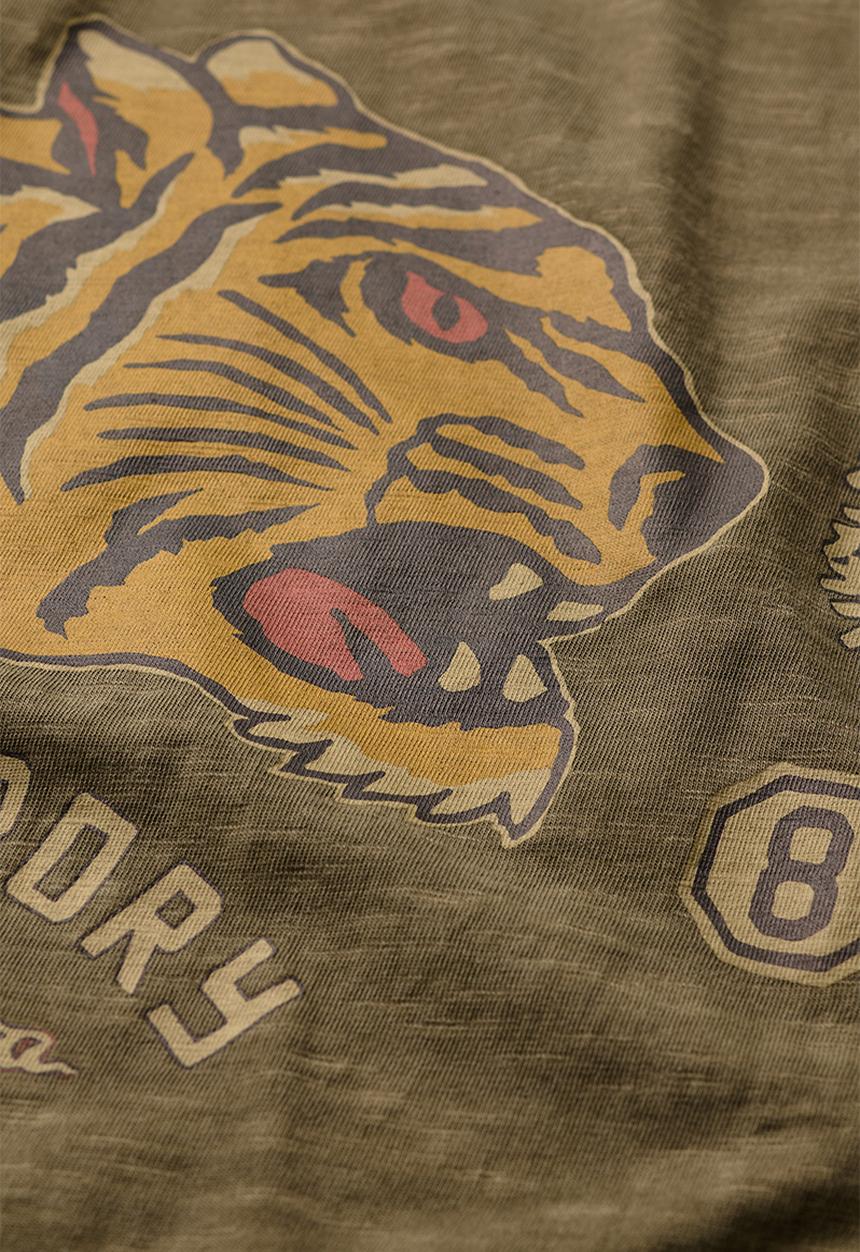 Superdry. - Campaign Souvenir Loose Tee - GMJ - Olive