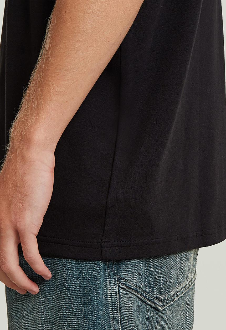 G-STAR - Rib Insert Relaxed R T - Dk Black
