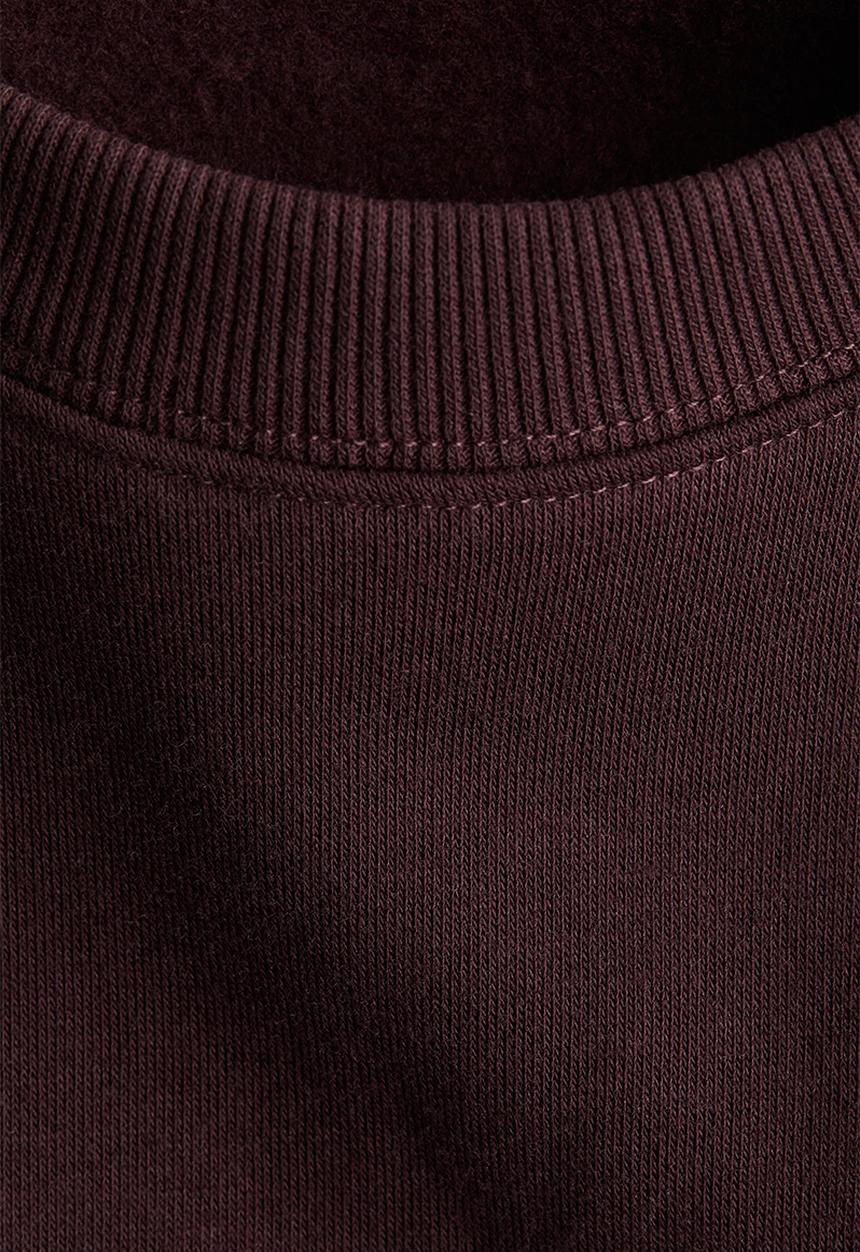 H&M - Text-motif sweatshirt - burgundy/beau paris
