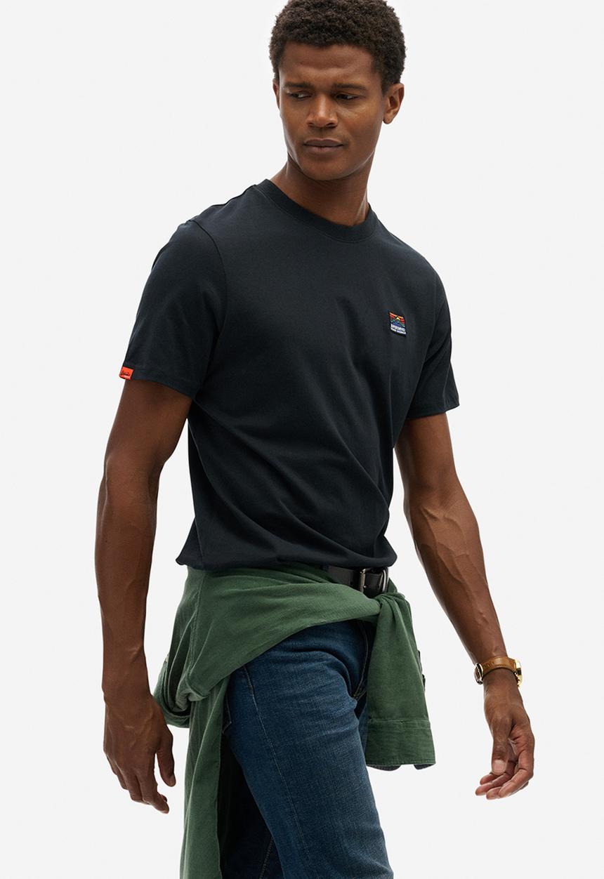 Superdry. - Great Outdoors Emb Relaxed Tee - 98T - Eclipse Navy
