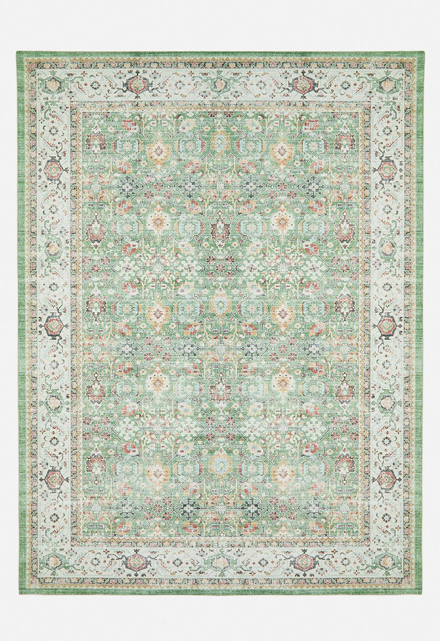 Sixth Floor - Vespra Floral Rug - Sage
