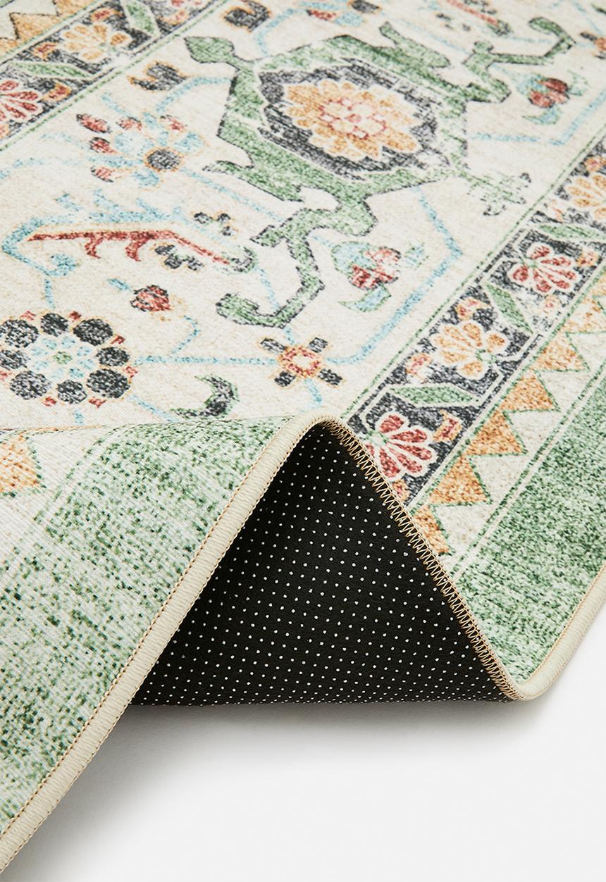 Sixth Floor - Vespra Floral Rug - Sage