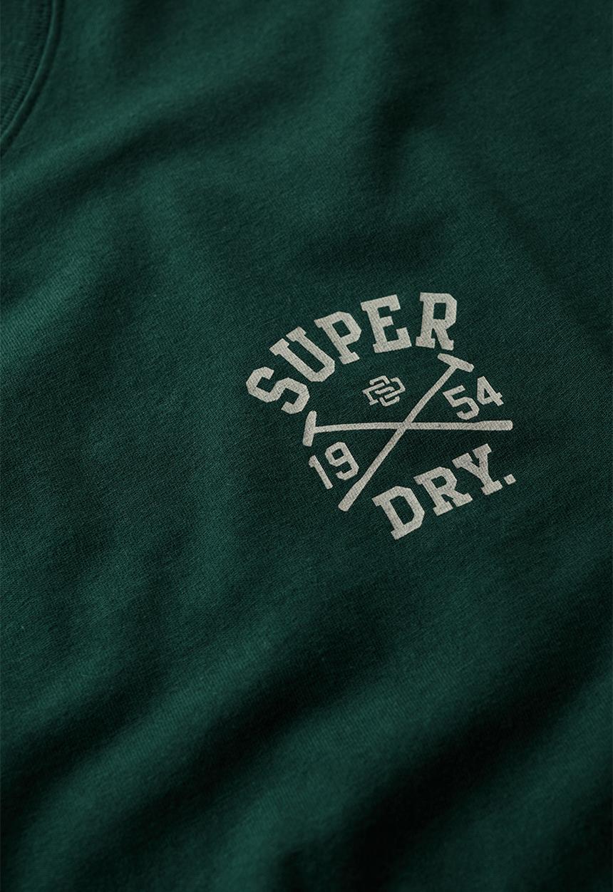 Superdry. - Athletic Club T-shirt - Enamel Green