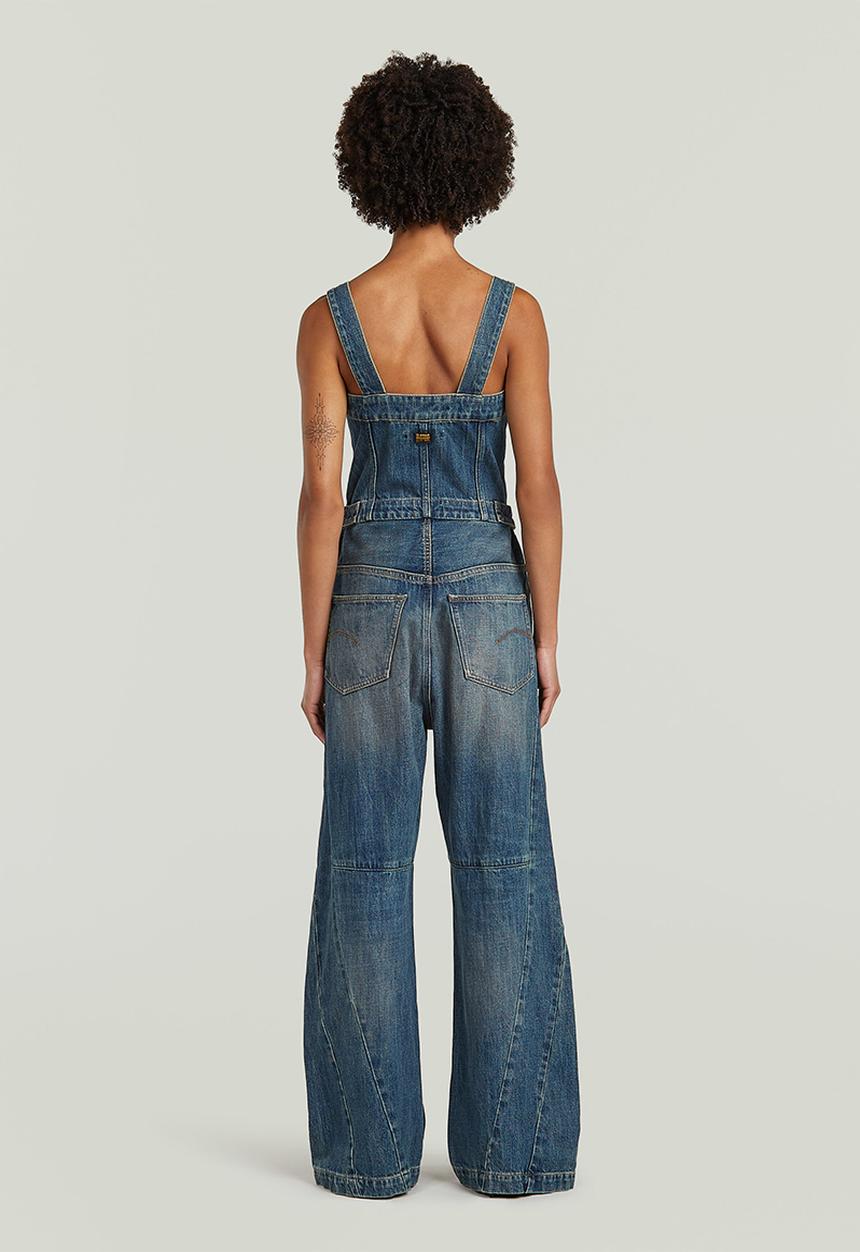 G-STAR - Bustier 3D Jumpsuit wmn - Antique blueschist