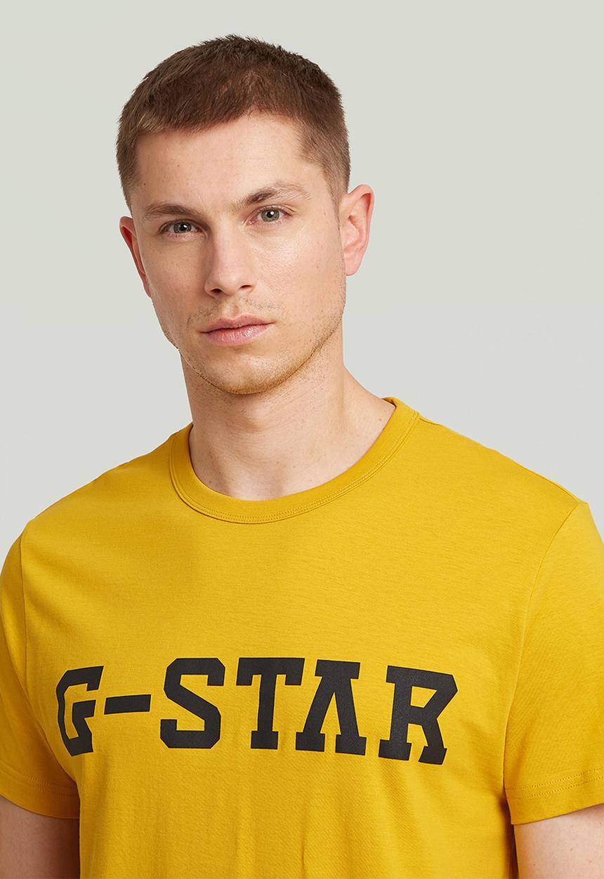 G-STAR - Graphic r t s\s - yellow