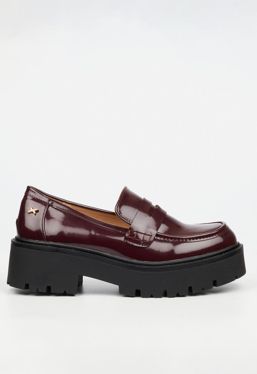 Rock & Co - Hendrix 4 chunky penny moc - plum