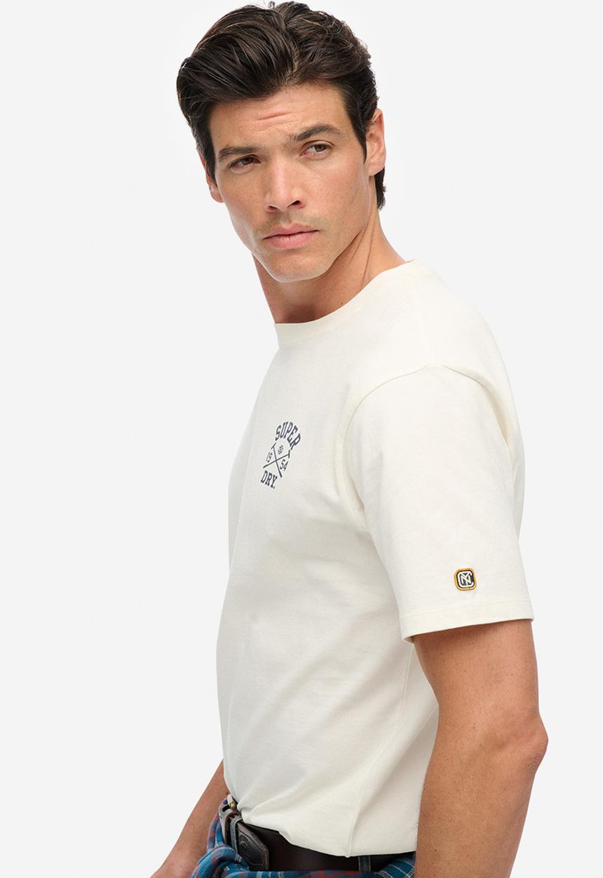 Superdry. - Athletic Club T-shirt - Off White
