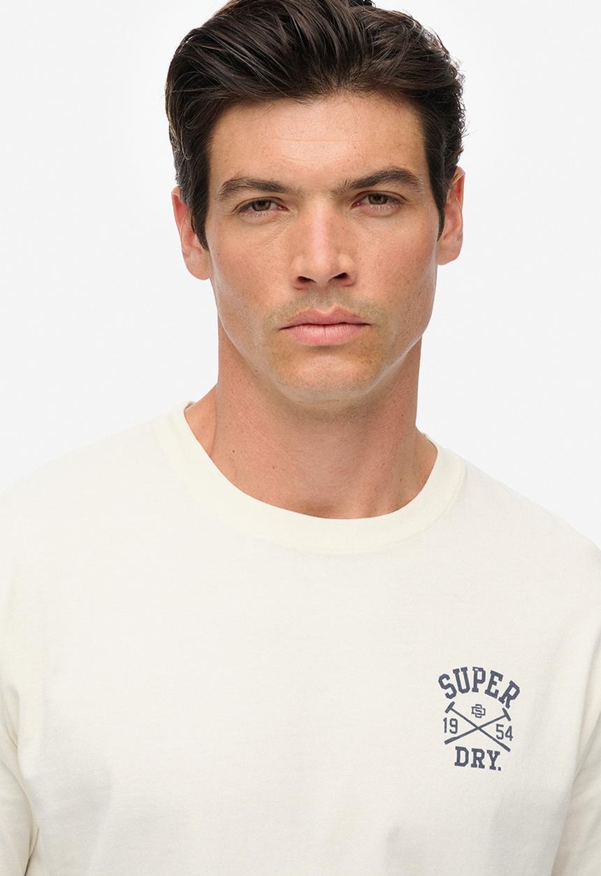 Superdry. - Athletic Club T-shirt - Off White