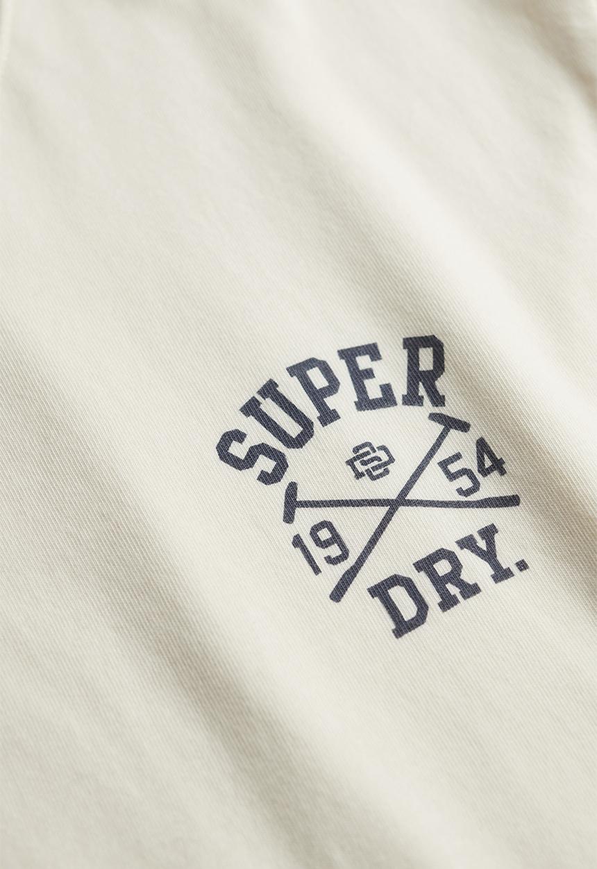 Superdry. - Athletic Club T-shirt - Off White
