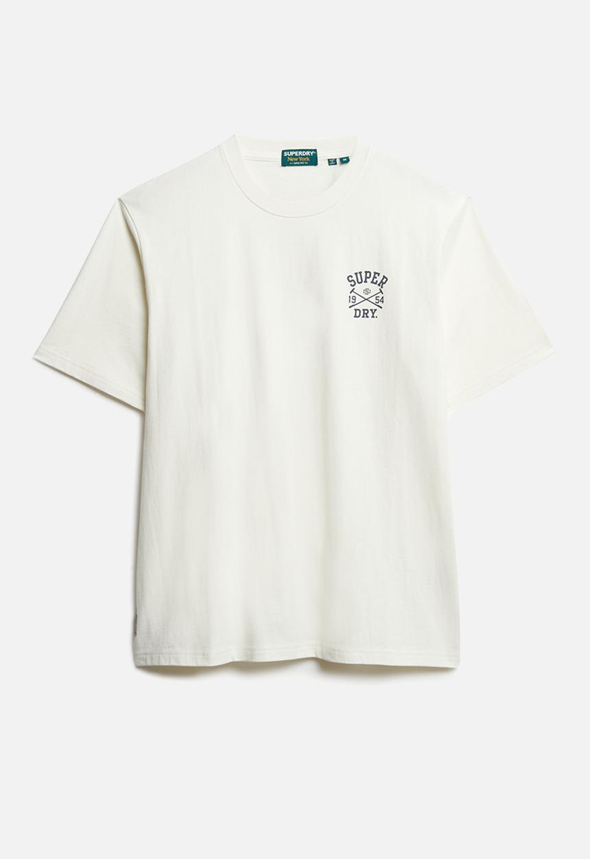 Superdry. - Athletic Club T-shirt - Off White